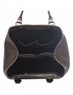 Geanta Piele Naturala Dama Dark Bronze Iconic - The5thelement.ro