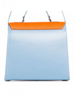 Geanta Piele Naturala Dama Blue School Bag - The5thelement.ro