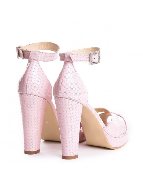Sandale dama Chic Rose Piele Naturala - The5thelement.ro
