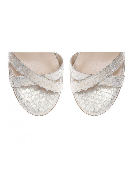 Sandale dama Rome Gold Piele Naturala - The5thelement.ro
