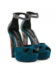 Sandale dama The 70's Sandals Bleumarin Piele Naturala - The5thelement.ro