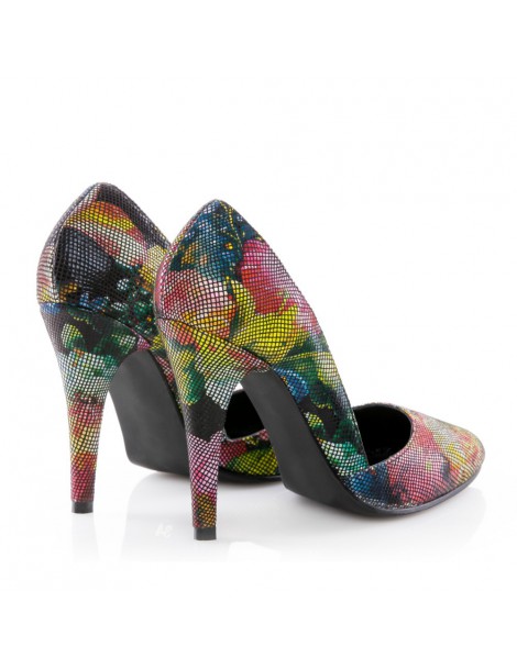 Pantofi dama stiletto Garden Piele Naturala - The5thelement.ro