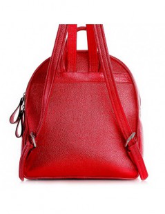Rucsac dama Piele Naturala Royal Red Sporty - The5thelement.ro