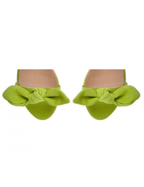Sandale piele toc gros Lime Zoe - The5thelement.ro