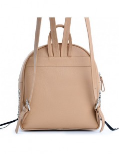 Rucsac dama Piele Naturala Lace-up Nude - The5thelement.ro
