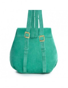 Rucsac Dama Piele Naturala Verde Kali - The5thelement.ro
