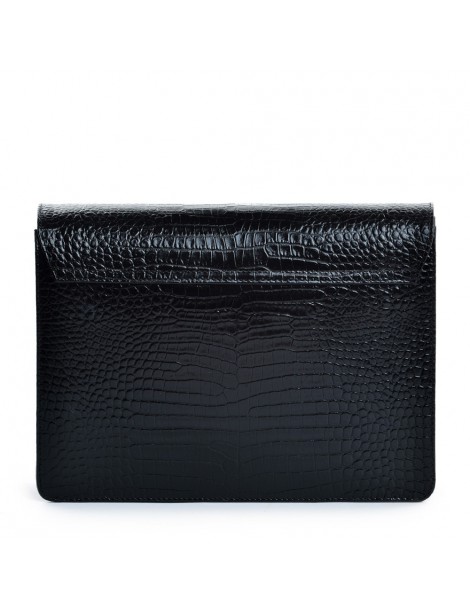 Geanta dama Piele Naturala Black Croc - The5thelement.ro