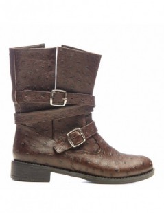 Ghete dama Piele Naturala Explore Brown - The5thelement.ro