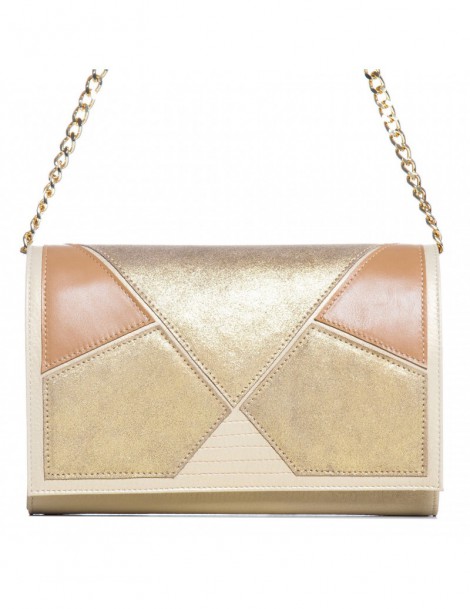 Clutch Piele Naturala Nude Inception - The5thelement.ro