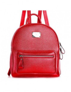 Rucsac dama Piele Naturala Royal Red Sporty - The5thelement.ro