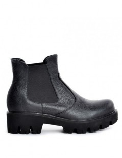 Ghete dama Ankle Boots Black Piele Naturala - The5thelement.ro