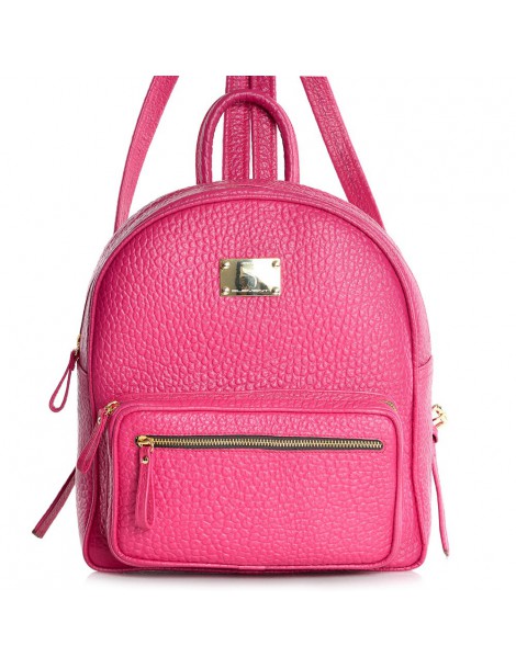 Rucsac dama Piele Naturala Fuchsia Sporty