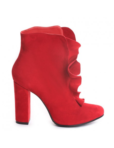 Ghete Piele Naturala Dama Antoinette Red - The5thelement.ro