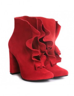 Ghete Piele Naturala Dama Antoinette Red - The5thelement.ro