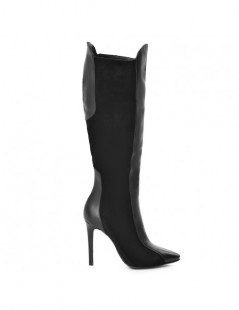 Cizme Exclusive Black Velvet Piele Naturala - The5thelement.ro