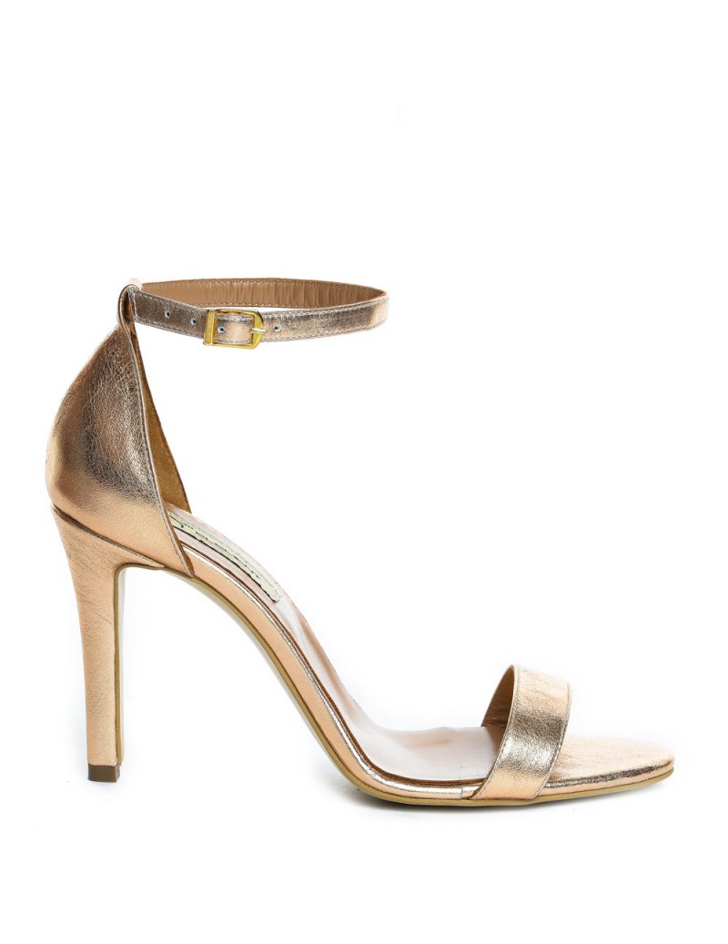 Sandale dama Simple Gold rose Piele Naturala - The5thelement.ro