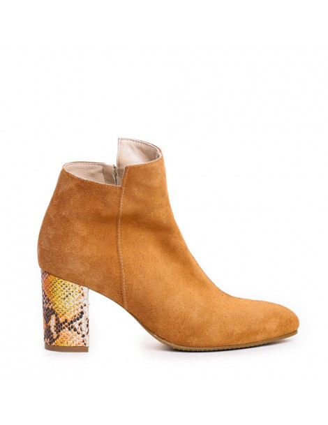Ghete Dama Piele Naturala Rogue Nude Camel - The5thelement.ro