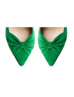 Pantofi stiletto piele naturala Verde Amelie Turban - The5thelement.ro
