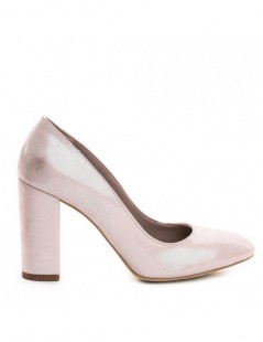 Pantofi dama Nude rose Sidefat Piele Naturala - The5thelement.ro