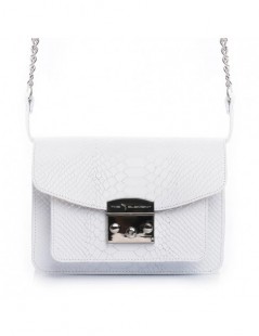 Geanta Piele Naturala Dama Alb Urban Bag - The5thelement.ro