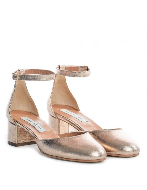 Pantofi dama Piele Naturala Bronze Cinderella - The5thelement.ro