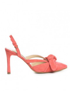 Pantofi Stiletto Piele Naturala Rose Bow Sasha - The5thelement.ro