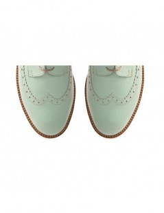 Pantofi oxford dama piele naturala Mint - The5thelement.ro