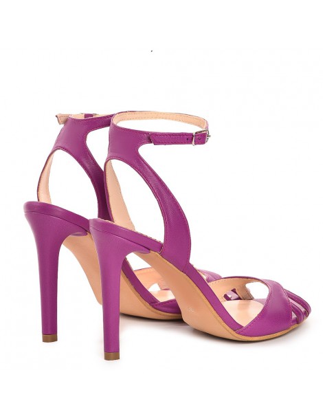 Sandale dama Cocktail Purple Piele Naturala - The5thelement.ro