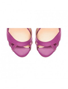 Sandale dama piele naturala Cocktail Purple - The5thelement.ro