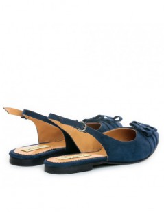 Balerini dama Piele Naturala Bleumarin Kate - The5thelement.ro
