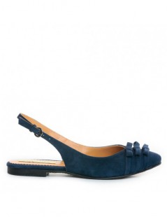 Balerini dama Piele Naturala Bleumarin Kate - The5thelement.ro