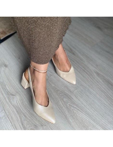 Pantofi Stiletto Piele Naturala Yvoire Kate - The5thelement.ro