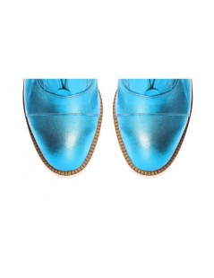 Pantofi oxford dama piele naturala Sport Petrol Blue - The5thelement.ro