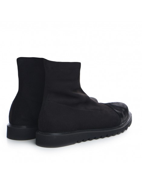 Ghete dama Piele Naturala Negru Alessia - The5thelement.ro