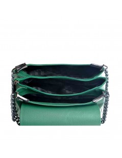 Geanta Piele Naturala Dama Verde Nicole - The5thelement.ro