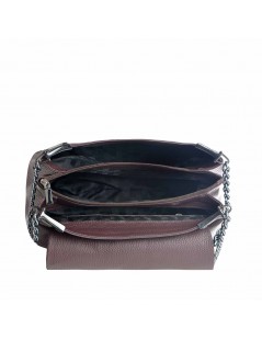 Geanta Piele Naturala Dama Marsala Nicole - The5thelement.ro