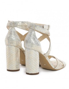 Sandale dama Rome Gold Piele Naturala - The5thelement.ro
