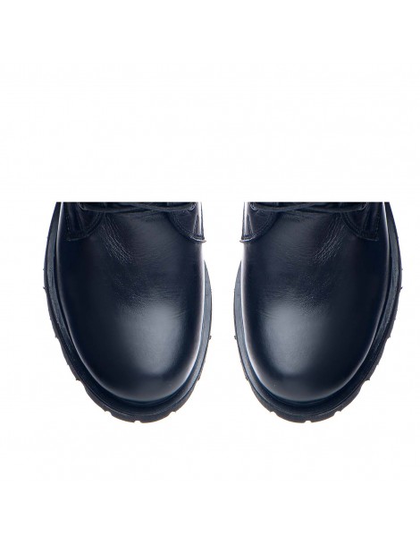 Bocanci dama Piele Naturala Negru Untold - The5thelement.ro