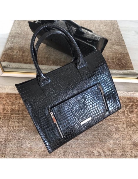 Geanta Piele Naturala Dama Negru Vicky - The5thelement.ro