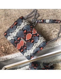 Geanta dama Piele Naturala Orange Croc - The5thelement.ro