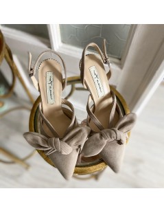 Pantofi Stiletto Piele Naturala camel Sasha - The5thelement.ro