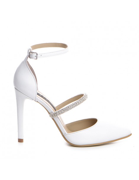 Pantofi Stiletto Piele...