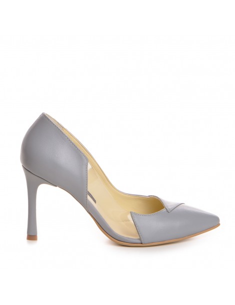 Pantofi Stiletto Piele...