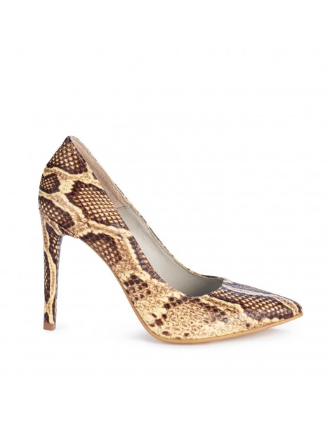 Pantofi Stiletto Piele...