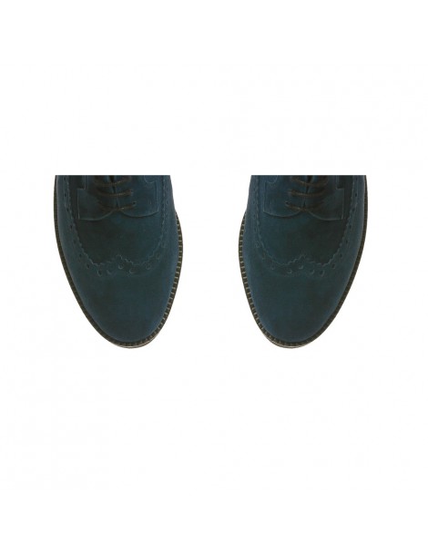 Pantofi dama Oxford Bleumarin din Piele Naturala - The5thelement.ro