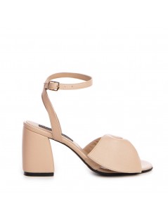 Sandale dama piele naturala Nude Paola - The5thelement.ro
