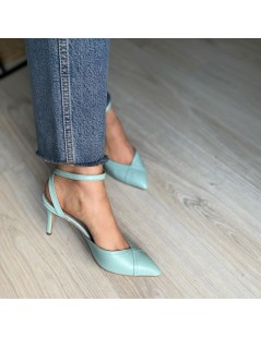 Pantofi stiletto piele naturala Menta Vivian - The5thelement.ro