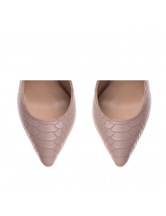 Pantofi stiletto piele naturala Lila - The5thelement.ro