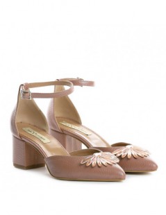 Pantofi Piele Naturala dama Rose Fancy Flats - The5thelement.ro