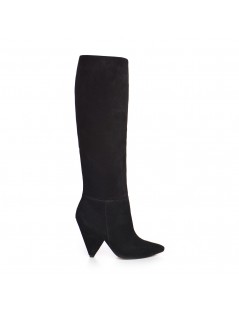 Cizme dama Piele Naturala Negru Cone - The5thelement.ro